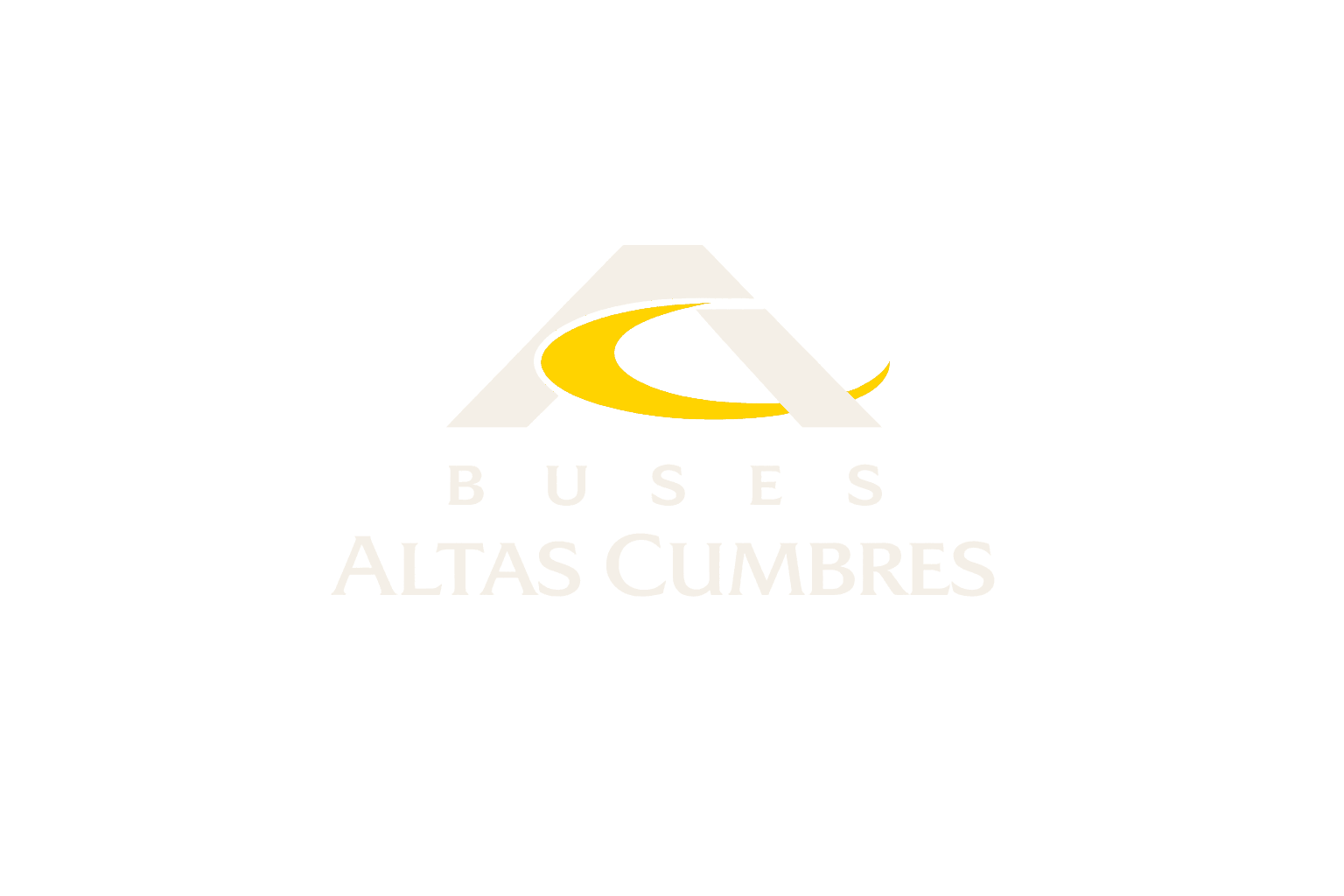 Logo de Buses Altas Cumbres, patrocinador confirmado de Miss Universe Talca 2026.
