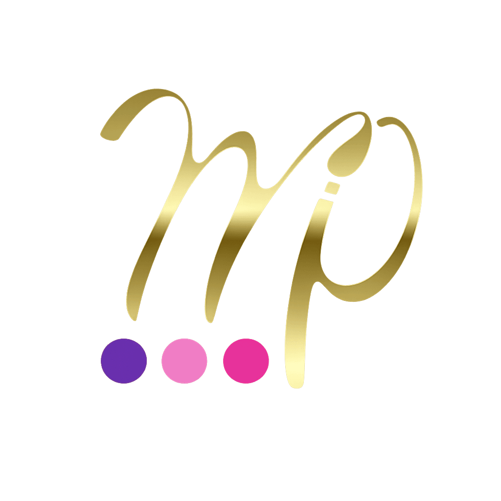 Logo de Mónica Peralta, marca integrada a Miss Universe Talca 2026.